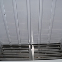 Congélateur à porte inclinée personnalisable par le fabricant, 1 porte, avec ventilateur de refroidissement et bloc de glace, pour stockage commercial
