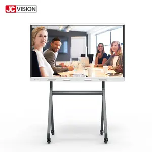 JCVISION Pantalla interactiva multitáctil de 86 pulgadas 4K de alta resolución, para guardería escolar