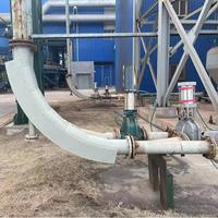Tuyau en céramique d'alumine de qualité industrielle pour système de transport pneumatique de cendres volantes, de ciment en poudre et de matériaux abrasifs