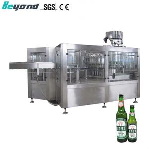 Volautomatische 2000bph 500Ml Isobarische Glazen Fles Vulmachine Voor Bier Koolzuurhoudende Drank Productie Met Cip-Systeem - Product Image 1