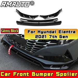 Para Hyundai Elantra 2021 7ª Generación, Parachoques Delantero, Alerón Delantero, Protector de Parachoques, Cubierta de Parachoques, Kit de Carrocería, Accesorios para Automóviles - Product Image 2