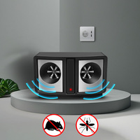 Appareil électronique anti-moustiques à ultrasons pour l'intérieur, pour cuisine, bureau, automne, été, souris, insecte