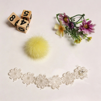 Vente en gros fabricant : Boule de fourrure entière de 4 cm, accessoires vestimentaires, mode quatre saisons, pendentif DIY