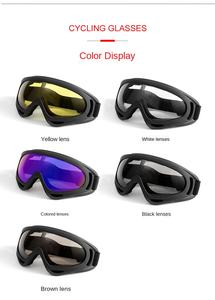 Lunettes et lunettes de cyclisme coupe-vent rétro <span class=keywords><strong>masque</strong></span> de ski et de <span class=keywords><strong>moto</strong></span> pour les sports de plein air vélo équitation fêtes de plage voyage transfrontalier - Product Image 6