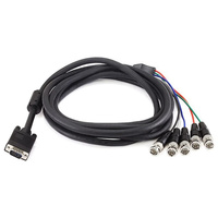 Haute qualité 3 mètres VGA vers 5 BNC câble vidéo câble HDTV moniteur câble pour automobile