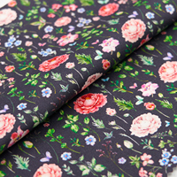 Tissu satiné 100 % coton imprimé numériquement à motifs tropicaux hawaïens pour chemises et cravates pour hommes - Textile chinois
