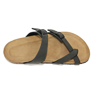 Women <b>Cork</b> Slippers Buckle Strap Flat <b>Sandals</b> Breathable Casual Beach Indoor Slippers - Product Image 3