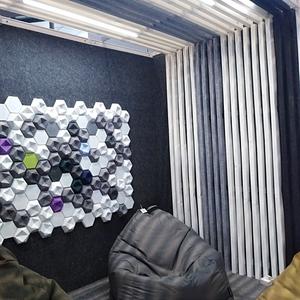 オーディオ吸収3Dポリエステルペットボード断熱音響壁パネル - Product Image 3