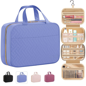 Neceser de Viaje con Gancho, Bolsa de Maquillaje Espaciosa, Elegante Set de Artículos de Aseo - Product Image 6