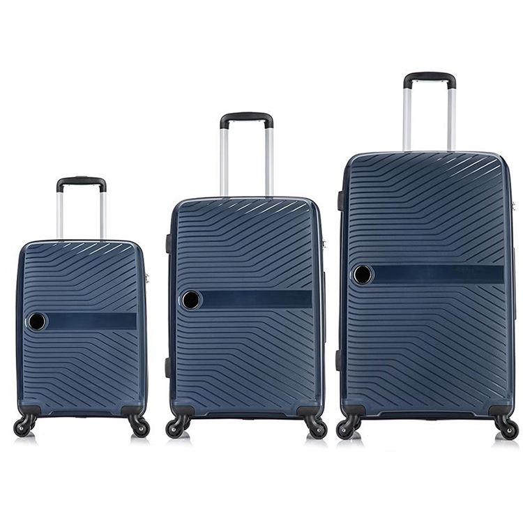 Blue pp suitcase set