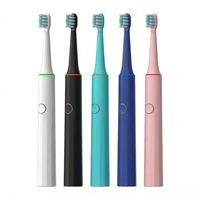 Brosse à dents électrique sonique personnalisable, rechargeable, avec batterie longue durée, mouvements soniques, brosse à dents pour le nettoyage