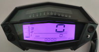 Speedometer digital kecepatan modifikasi sepeda motor, instrumen LCD 7 warna dengan sensor