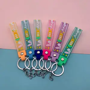 Pvc Silicone Leuke Hand Lanyard Pols Sleutelhanger Cool Cartoon Student Pols Sleutelhanger Met Sleutelhanger