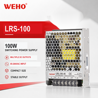 Alimentation à découpage LRS 100W 12V 8.5A 24V 4.5A Convertisseur AC/DC Driver LED Industriel 110V 220V Fabricant OEM CE RoHS FCC