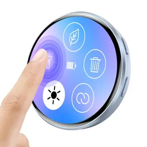 Badge numérique portable IA OEM personnalisé avec écran tactile HD 1,85 pouces, Bluetooth, rechargeable, Open Source, Open API, programmable DIY, type broche - Product Image 1