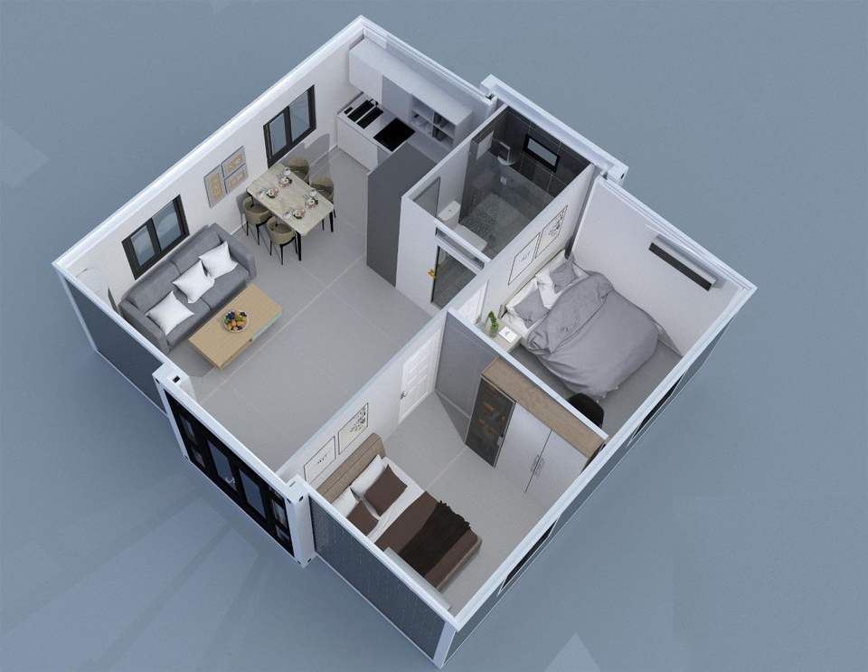 CGCH Expandable Tiny Home: Luxury Portable Foldable Container House ...