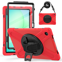 Étui hybride Defender avec support intégré pour Samsung Galaxy Tab A11 Plus SM-X230 SM-X235 SM-X236B