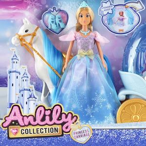 مجموعة ألعاب دمى الأميرة الفاخرة مع عربة وحصان للعب التخيلي، مقاس 11.5 بوصة، الأكثر مبيعًا من KSF - Product Image 4