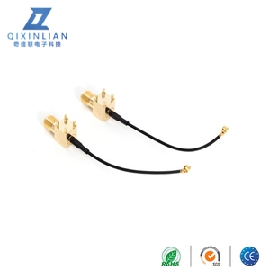 SMA Nữ hàn tấm jack nối để U.FL thiết bị đầu cuối cáp 200mm chiều dài - Product Image 4