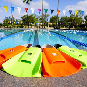 Bajo MOQ Logotipo personalizado Color Embalaje Haigh Calidad <span class=keywords><strong>Aletas</strong></span> de natación Goma Silicona <span class=keywords><strong>Aletas</strong></span> de natación Turbo Natural para adultos - Product Image 5