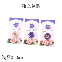 Fil de perle transparent de haute qualité, fil en Nylon pour perles en vrac, accessoires de bijoux de bricolage, vente en gros