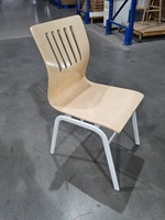 Ensemble de bureau et chaise d'école moderne, écologique, ergonomique et durable pour 2 étudiants à prix abordable