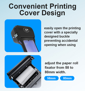 WIFI терминал оплаты POS парковочные билетные автоматы с печатью этикеток ручной Мобильный POS для продажи Z93 - Product Image 2