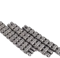 Chaîne à rouleaux industrielle à double rangée à pointe acérée, roue à chaîne 08B 10A, chaîne de transmission à rouleaux à dents de scie simple ou double face pour convoyeur