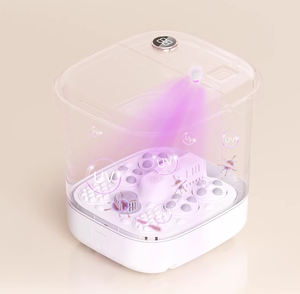 Máquina de pedicura multifunción Shiatsu eléctrica portátil, masajeador de baño de Spa de pies eléctrico con Control de temperatura, calentamiento de burbujas - Product Image 3