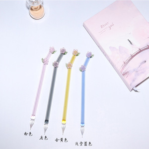 <span class=keywords><strong>Pluma</strong></span> de Tinta de Vidrio Popular con Diseño de Flor de Cerezo Oriental, Ideal para Principiantes y Profesionales, con Empaque Personalizado Disponible - Product Image 5