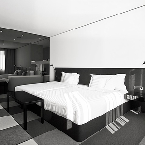Solution de mobilier de chambre d'hôtel sur mesure haut de gamme pour les chambres d'hôtes de complexes hôteliers, les appartements de luxe et la rénovation d'intérieurs hôteliers - Product Image 5