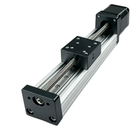 Module CNC de table à mouvement linéaire à vis à billes série, course maximale 400 mm, haute précision 0,03 mm, en aluminium et acier, garantie 1,5 an