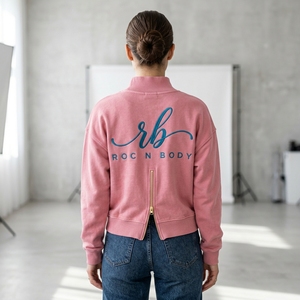 Custom Breathable Stretchy Women's Long Sleeve Outdoor Running Training Zipper Gym <b>Jacket</b> Full <b>Zip</b> <b>Up</b> Sports Gym Yoga <b>Jackets</b> - Product Image 2