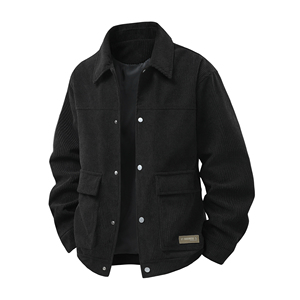 Chaqueta con Logotipo Personalizado para Hombre, Primavera 2025, Nueva Chaqueta con Solapa, Estilo Coreano, Color Sólido, Cómoda y Casual - Product Image 1