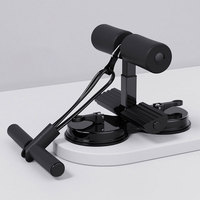 Appareil de musculation abdominale avec ventouses, support de cheville réglable pour entraînement sportif et fitness à domicile