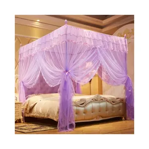 Manufacturer Supplier Cheap Mosquito Net Large Mosquito Net Double Bed Beautiful Lace Canopy Mesh Indoor Home Use