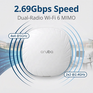 HPE <span class=keywords><strong>Aruba</strong></span> AP-<span class=keywords><strong>515</strong></span> <span class=keywords><strong>RW</strong></span> d'origine, Wi-Fi 6 haute densité, technologie ClientMatch, garantie de 1 an - Product Image 4
