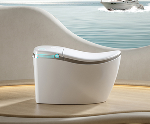 Nouveau modèle moderne de toilette intelligente automatique avec bidet intégré, équipement sanitaire WC intelligent - Product Image 2