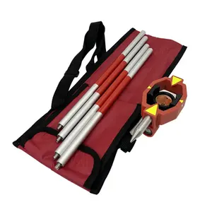 토탈 스테이션용 미니 직각 팔각 프리즘 4-폴 알루미늄 합금 교체용 광학 유리 재질 오프셋 0mm - Product Image 1