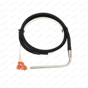 Penutup tabung bergelombang tahan aus pada kabel 2M <span class=keywords><strong>Probe</strong></span> bengkok dengan pegangan PT1000 PT100 - Product Image 1