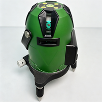 Niveau laser industriel de qualité DIY à 5 lignes avec alignement automatique horizontal et vertical, diffusion vocale et auto-nivellement
