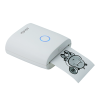 Printer Foto Termal Mini Portabel AIYIN 58mm, Printer Label Genggam untuk Hadiah, Laris Terjual