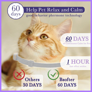 Collier pour animaux de compagnie en silicone réglable et imperméable, anti-puces et anti-tiques, à libération rapide, formule naturelle, protection de 8 mois pour chiens et chats - Product Image 4