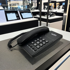 Teléfono básico con cable duradero para oficina en casa o habitación de hotel calidad de sonido clara sin identificador de llamadas teléfono fijo simple - Product Image 2