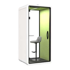 Cabine acoustique mobile moderne personnalisable, petite nacelle de <span class=keywords><strong>réunion</strong></span> pour boîte à son de bureau, cabine de travail ventilée, abri de collaboration - Product Image 6