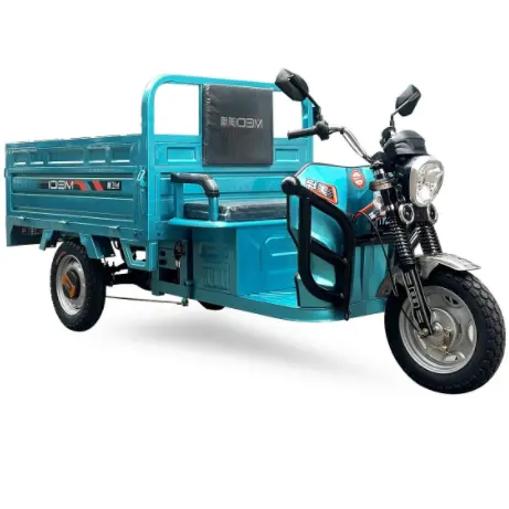 Triciclo de carga com refrigeração a ar para motocicletas, motor a gasolina, óleo combustível, 130cc, veículos movidos a combustível, triciclo para fazenda