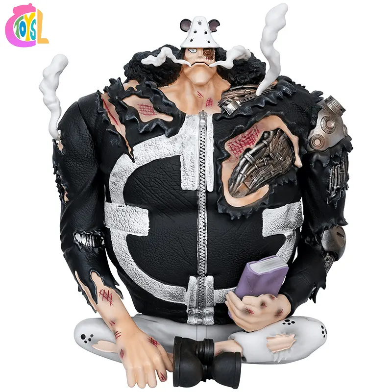 Anime ZERO 41cm Bartholemew Kuma figuras de acción modelo juguetes para regalo figura postura sentada