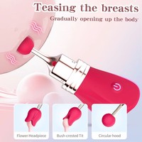 Schmetterlingsförmiger 4-in-1 Vibrator 10 Modi Präziser Klitoris-G-Punkt-Stimulator Mini-Bullet 3 Silikonköpfe USB-Aufladbar Erwachsenen-Sexspielzeug