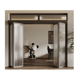 Porte pieghevoli per balcone insonorizzate all'ingrosso porte pieghevoli in alluminio con doppi vetri può essere personalizzato - Product Image 4