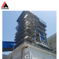 Haute efficacité horizontale multi-combustibles charbon biomasse vapeur CFB chaudière hôtels granulés de bois tiré Machine de production à haute pression